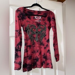 Cristina V Tie Dye Long Sleeve Shirt
